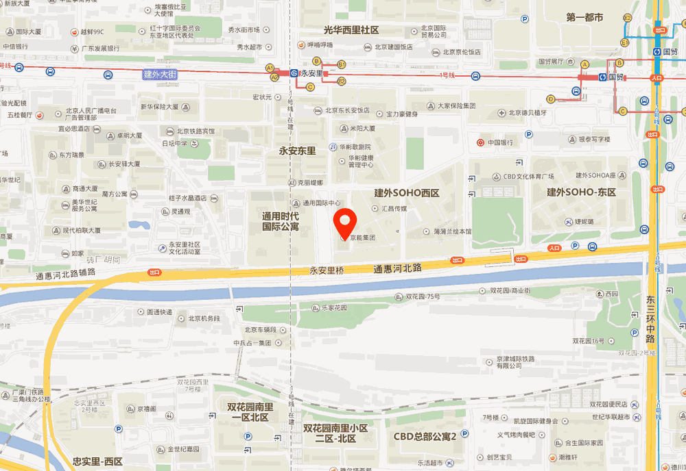 CBD国际大厦位置地图